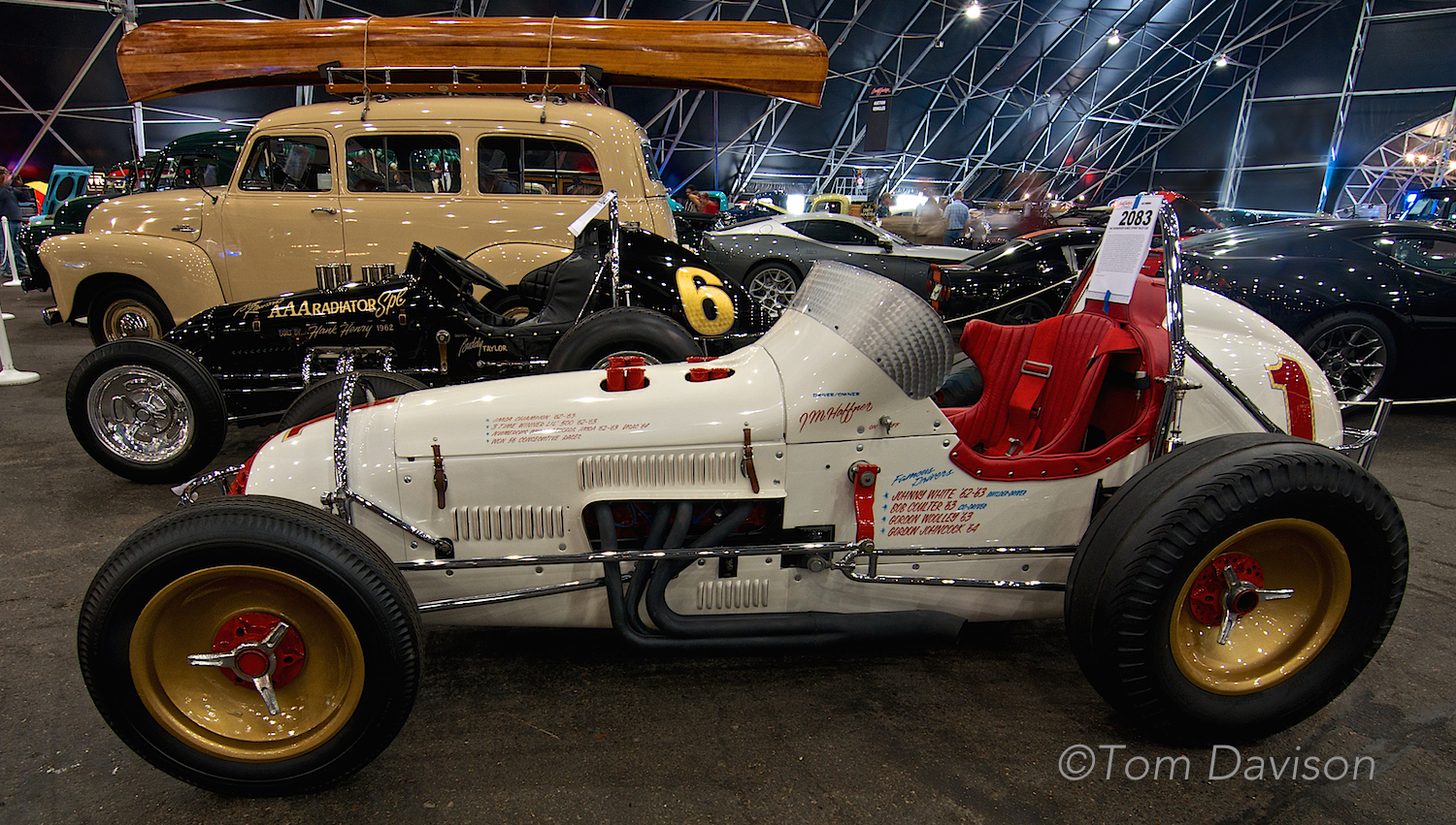 1960s era USAC vintage sprint racing car.