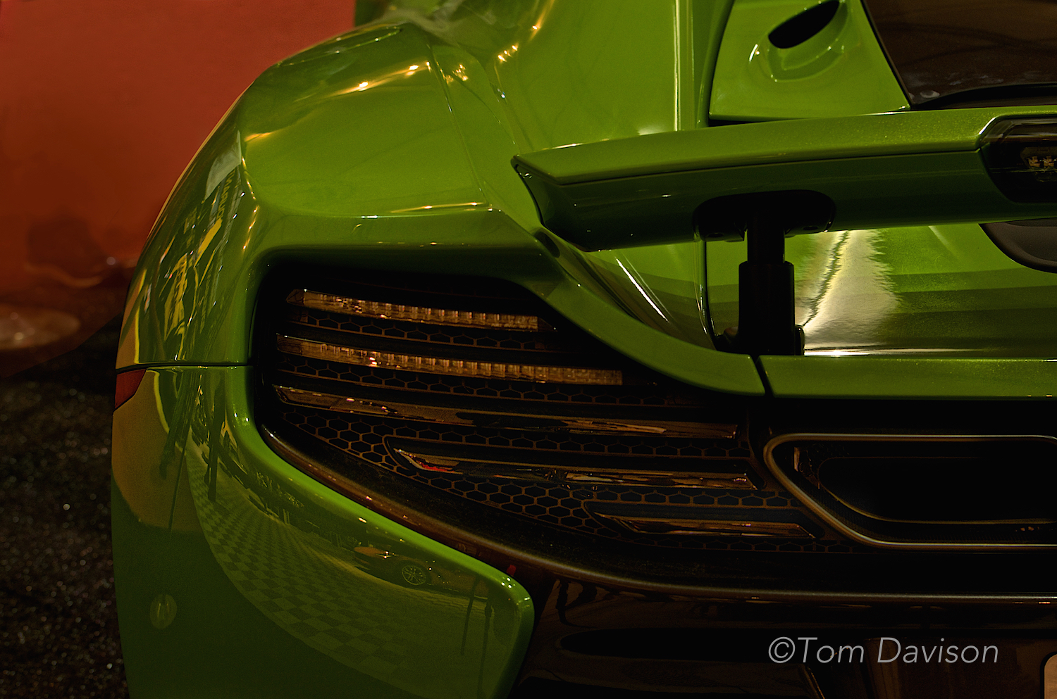 Same McLaren that John shot and converted to black and white (above).