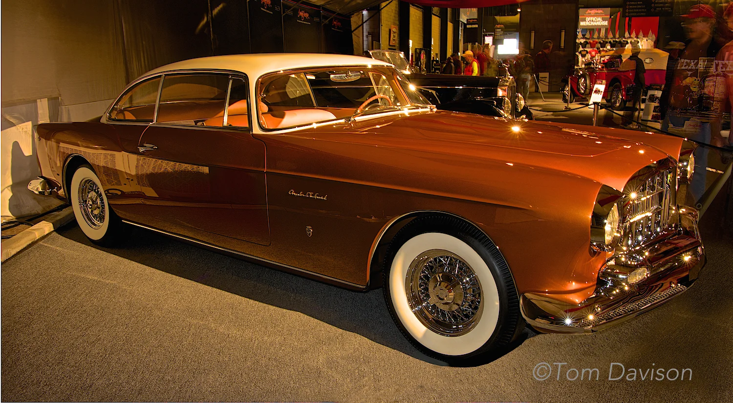 Chrysler concept car that was built by Ghia Coachworks House in Italy.