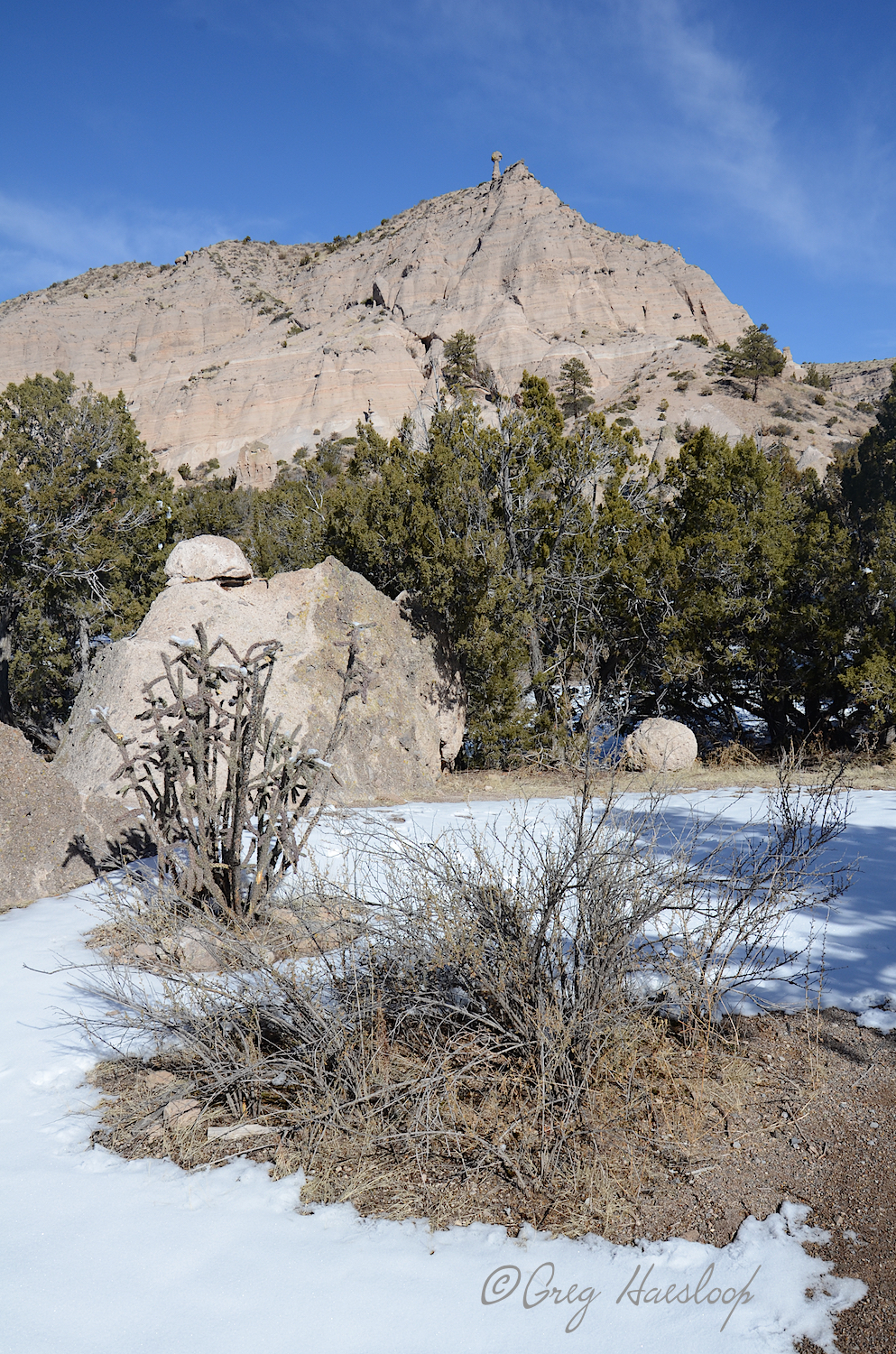 As you approach the canyon, the hoodoo at the top is just a teaser. Not knowing what is ahead, we get excited and shot it anyway.