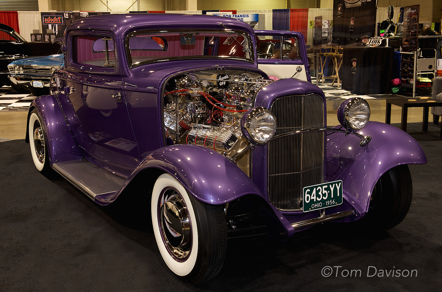 Exact replica of a car that was built in 1956. A hot rod.
