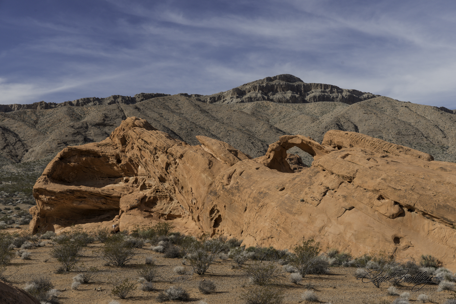 This is the backside of Arch Rock.