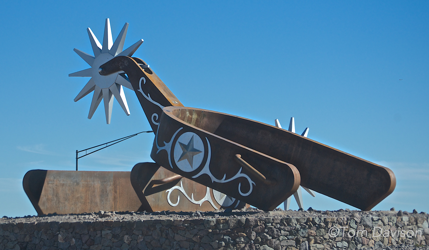 On the way to Valley of Fire we saw them putting these huge spurs in place.
