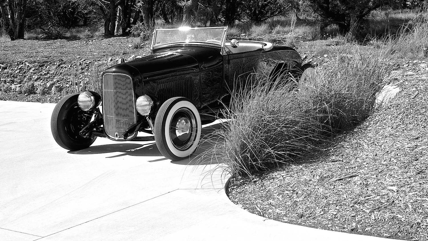 This is a 1931 Ford roadster.