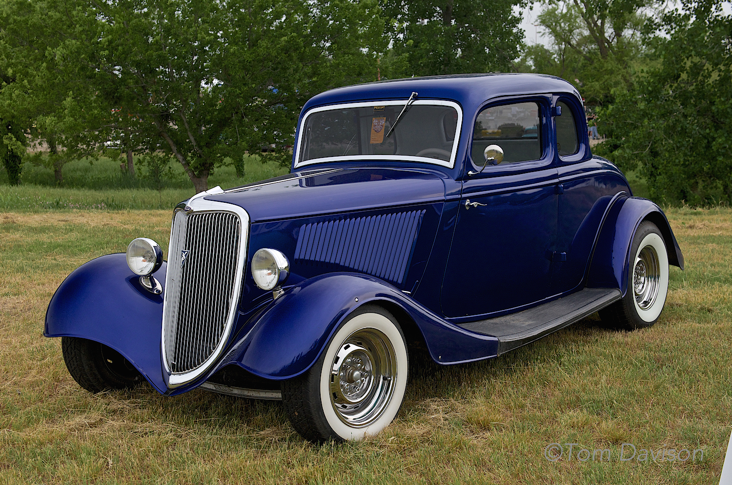 A 1934 Ford Coupe.