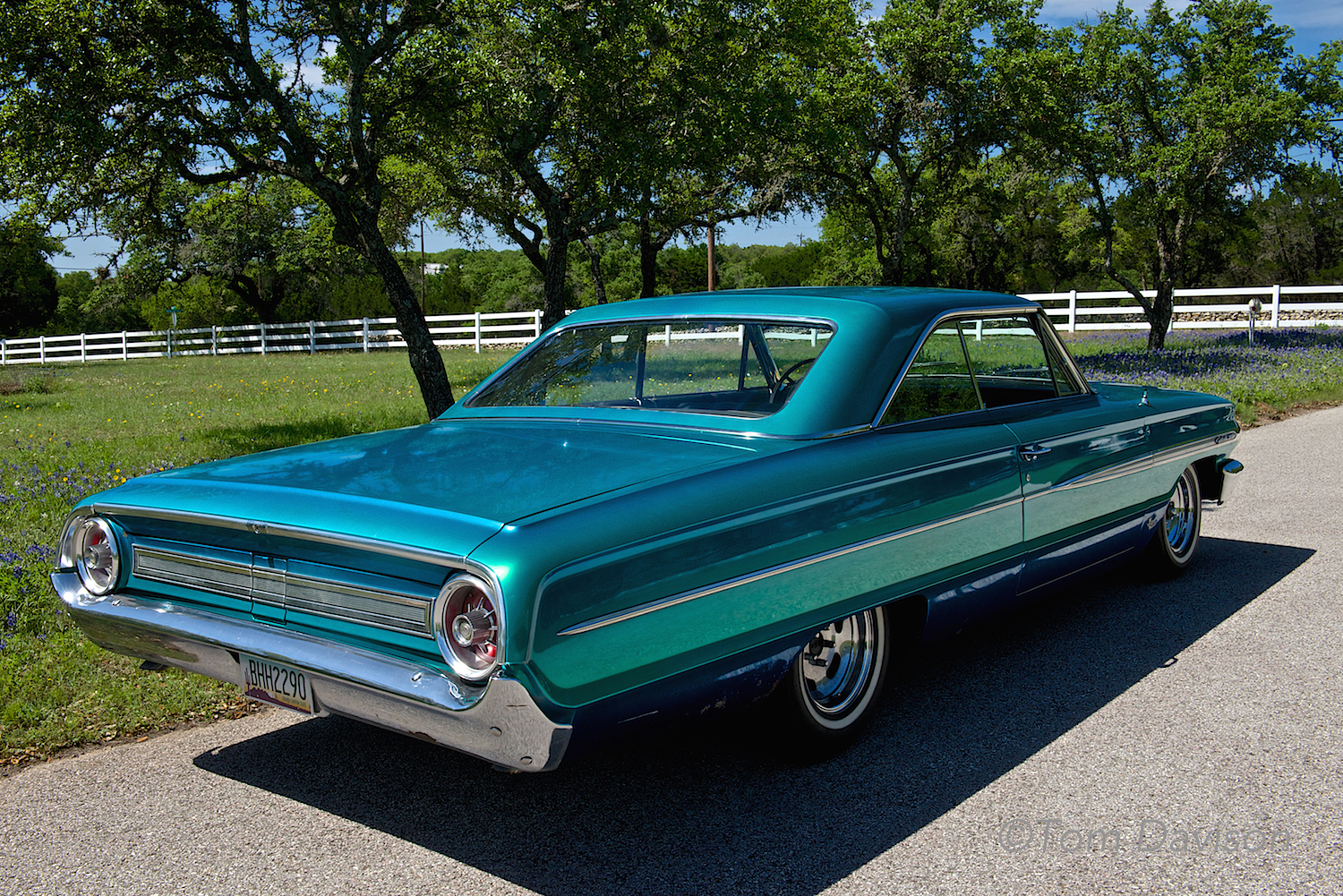 Jerry's car. A 1963 Ford Galaxie. Paint job is holding up well.
