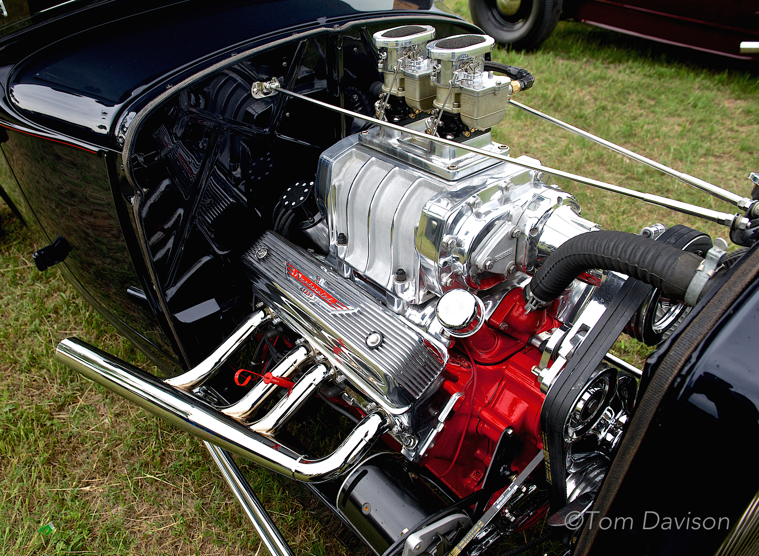 A supercharged Thunderbird motor.