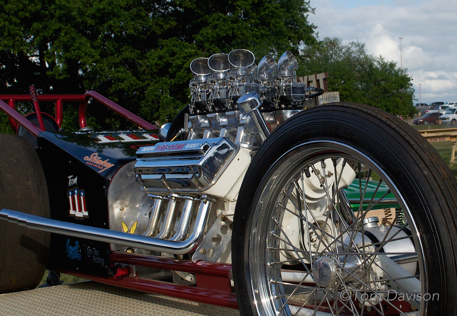 A 1960s style nostalgia dragster.