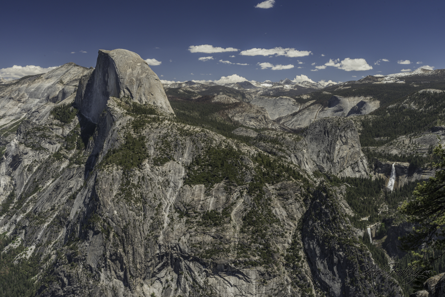 Also from Washburn Point. The upper waterfall is named Nevada and the lower one is Vernal.