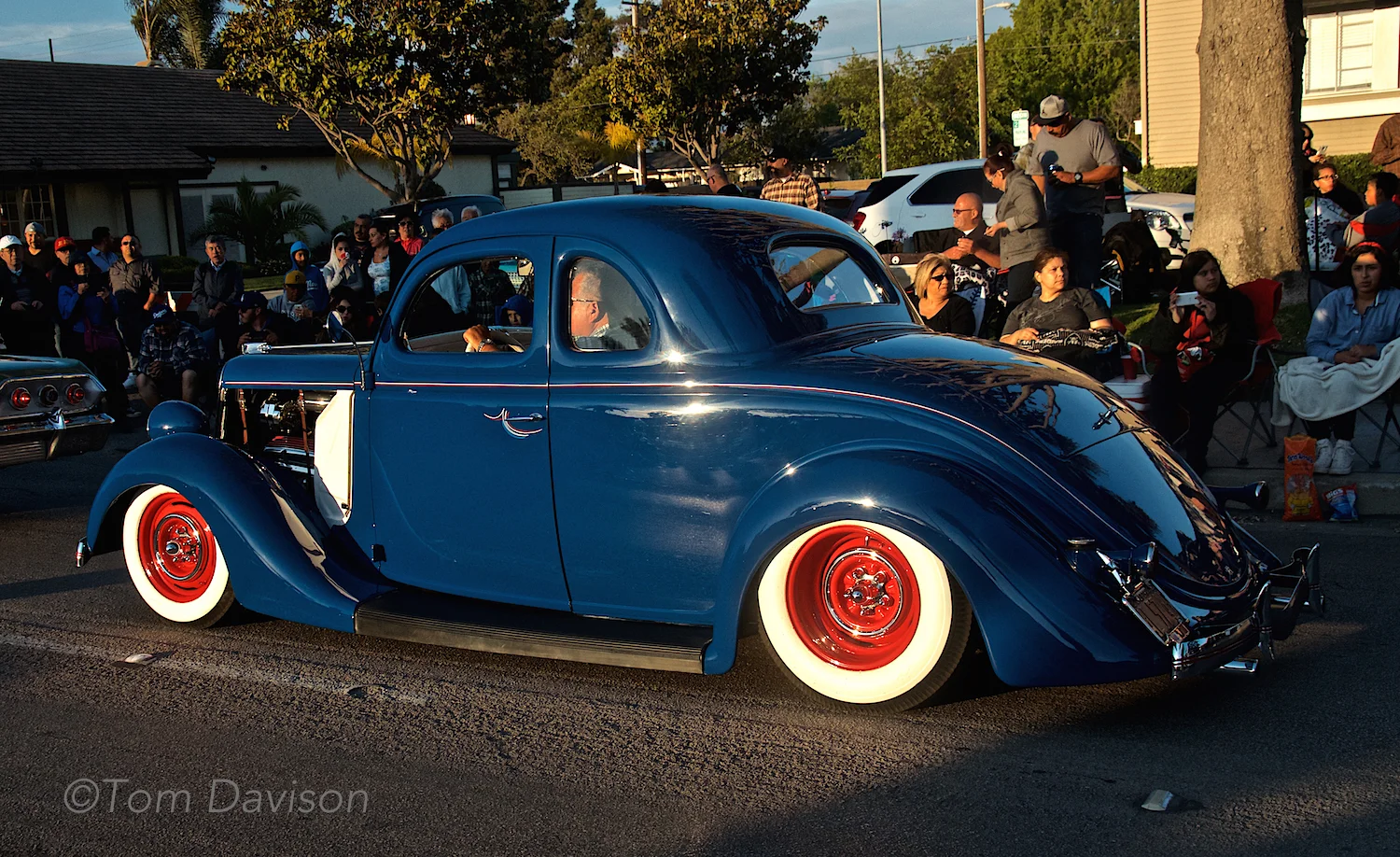 A 1935 Ford Coupe.