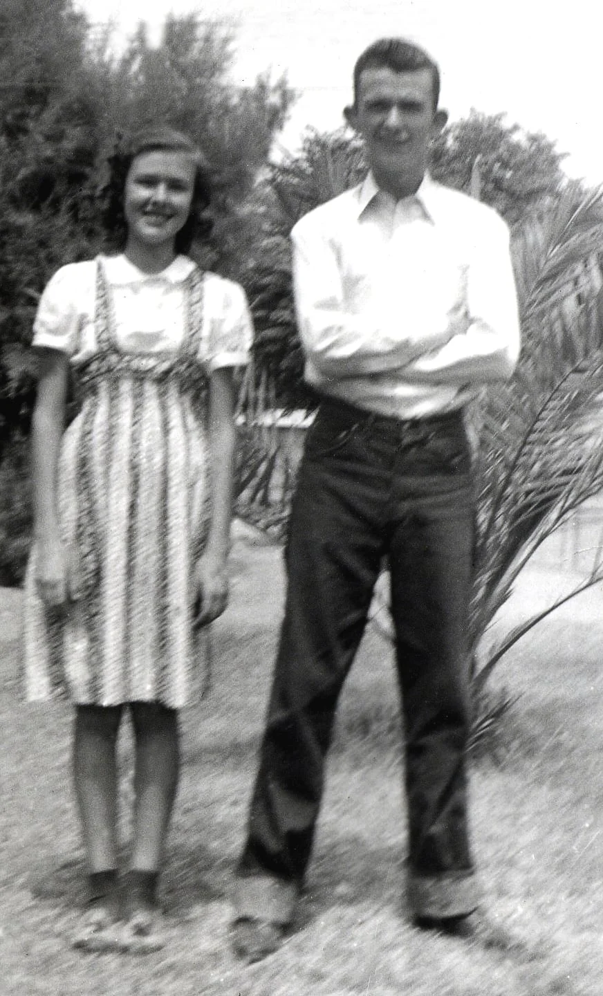 My mother was smart and inquisitive. She skipped two grades in elementary school! She recalls her older brother was not so happy that she started high school at the age of 12! "I think it embarrassed him," she would say.