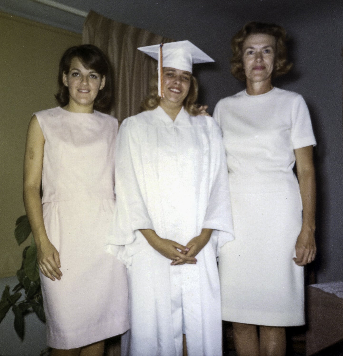 Mom and me at Susan's high school graduation.