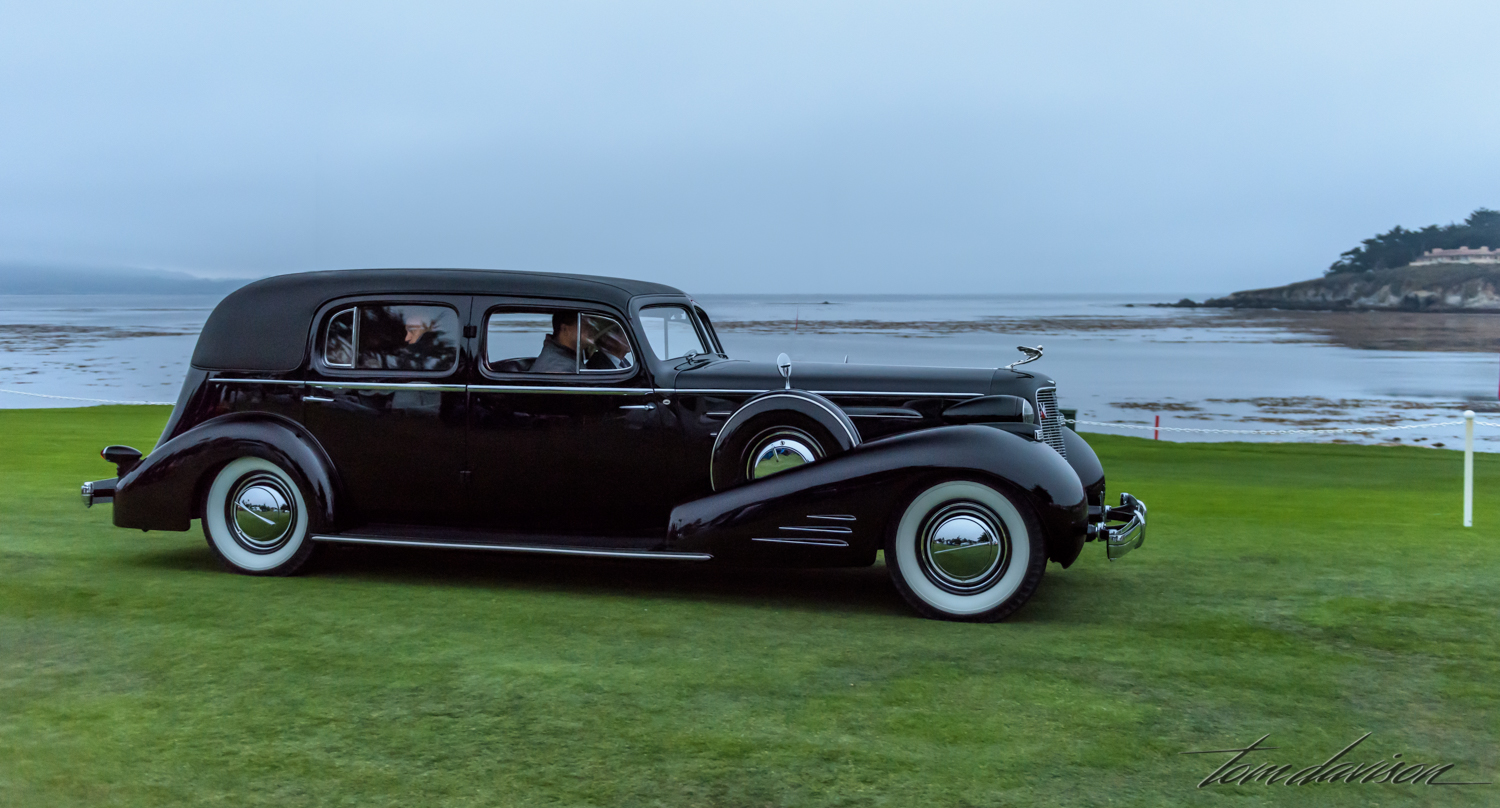 A top of the line Packard sedan.