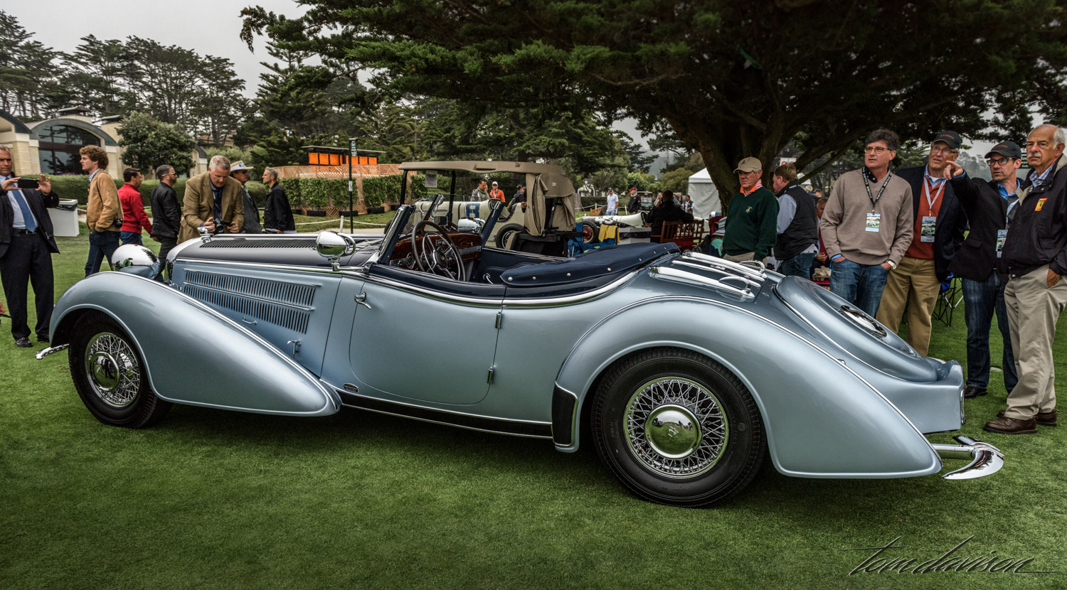 This is a Horch, a Mercedes competitor.