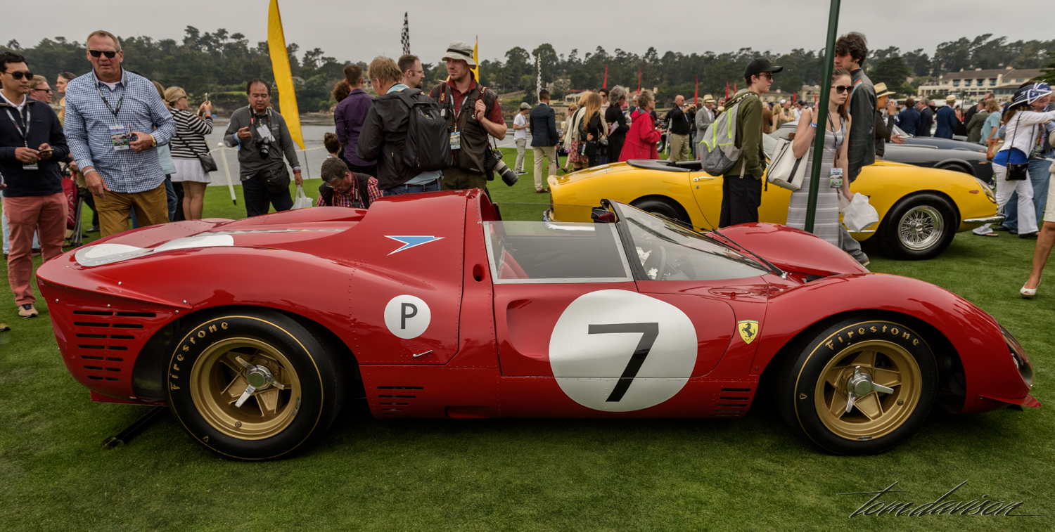 A racing Ferrari.