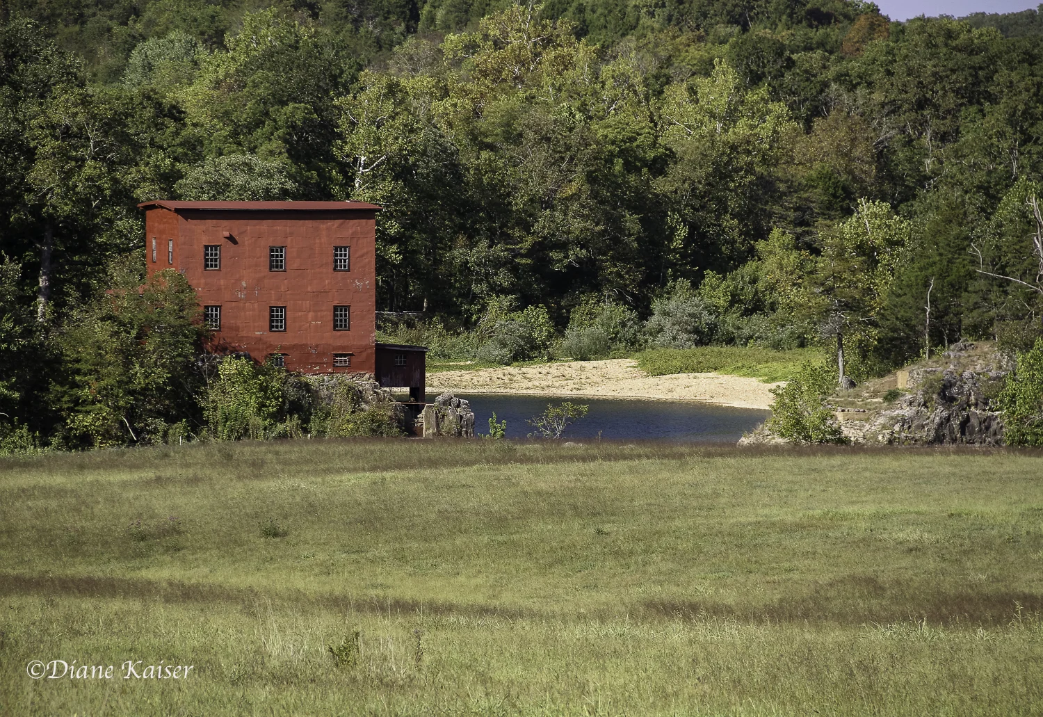 This is actually the back of the mill. When we arrived it was late in the day and we found the front of the mill to be completely shaded.