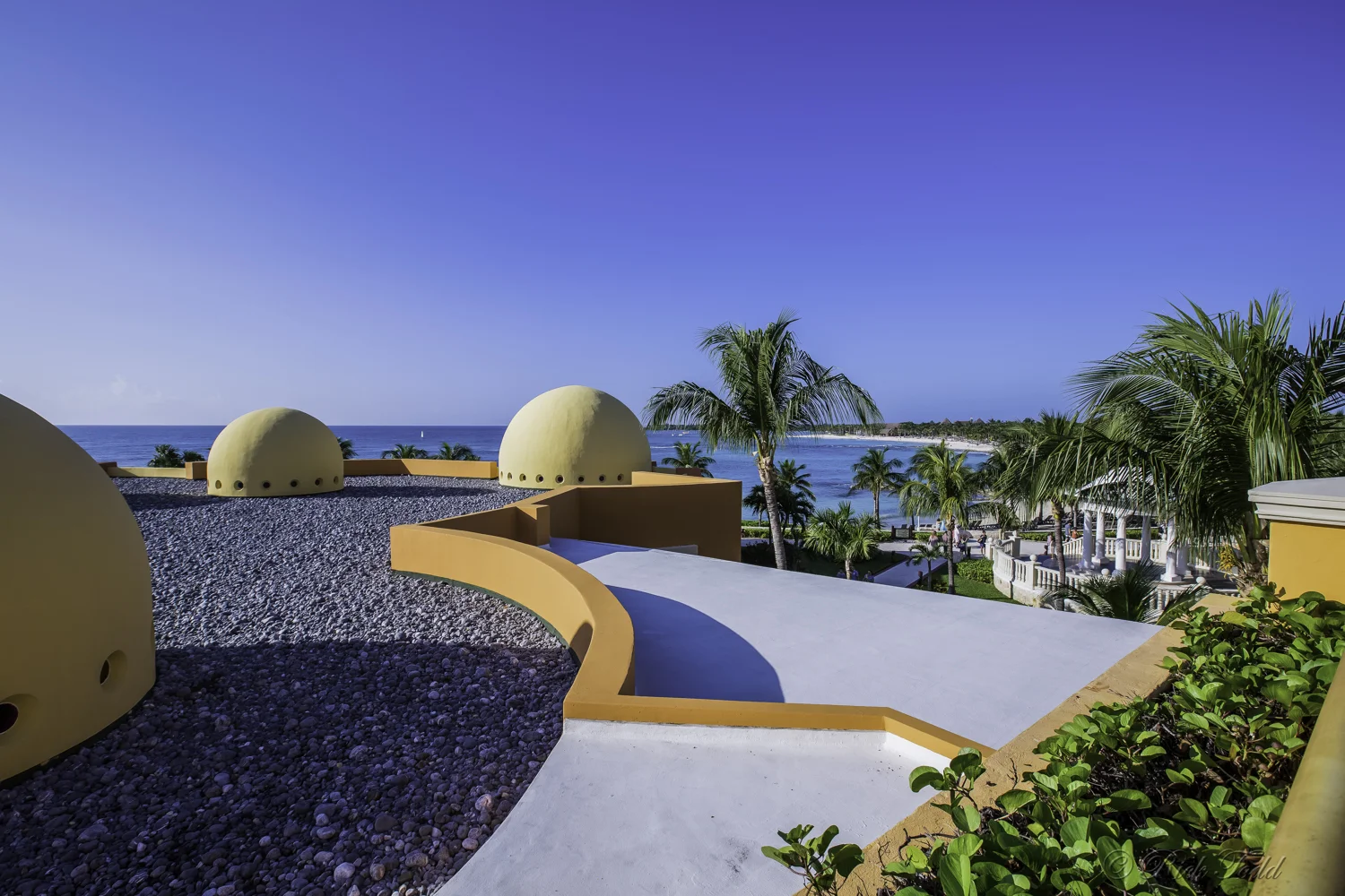 A view from the lobby.