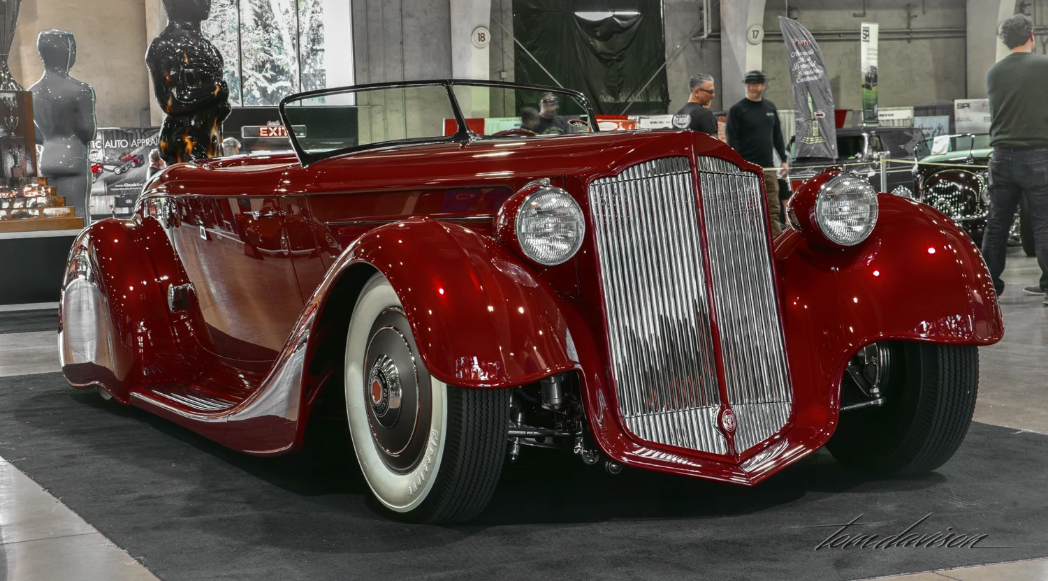 Last year's America's Most Beautiful Roadster, built as a Packard but largely hand made.