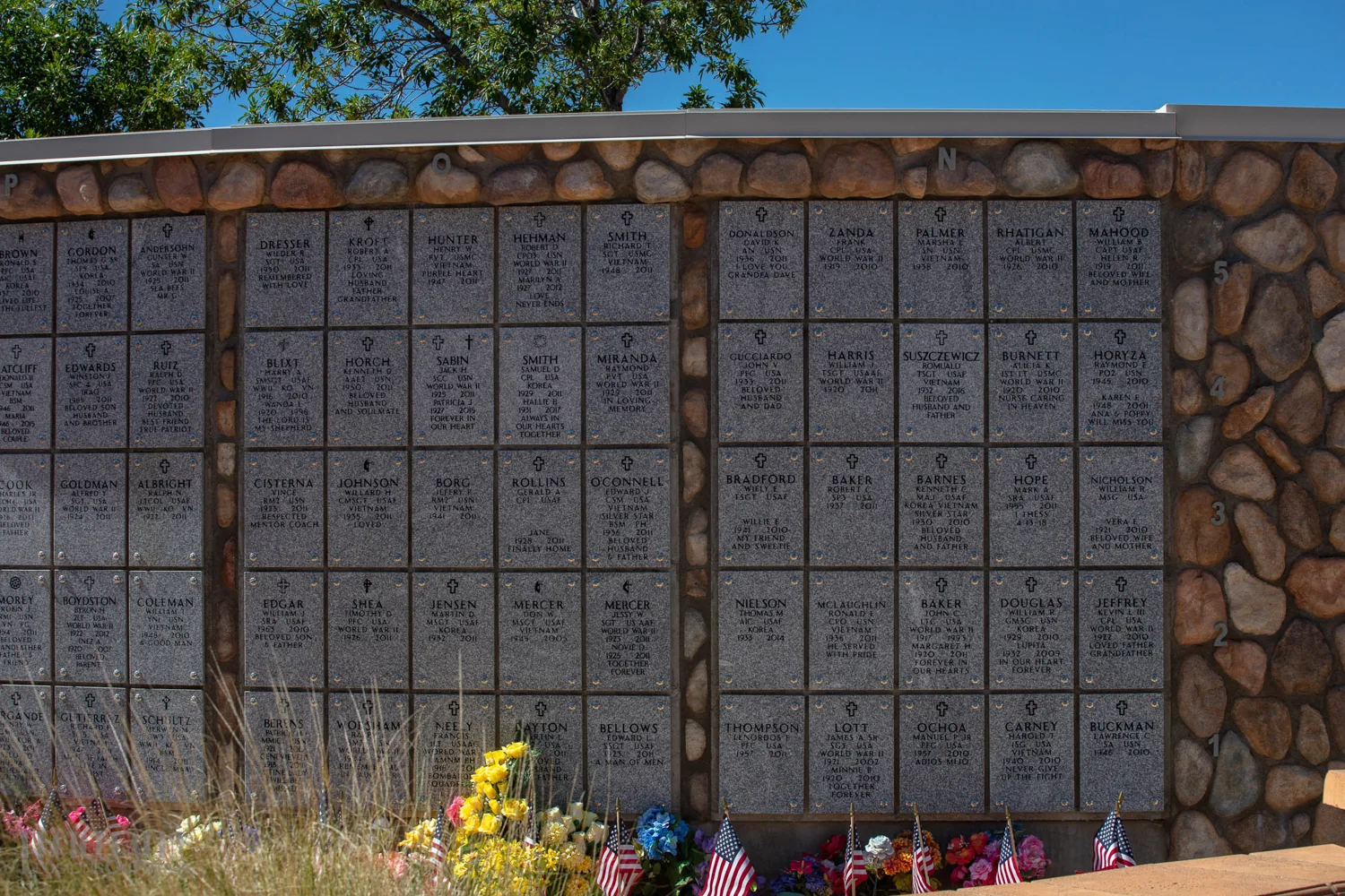Wall tombs.