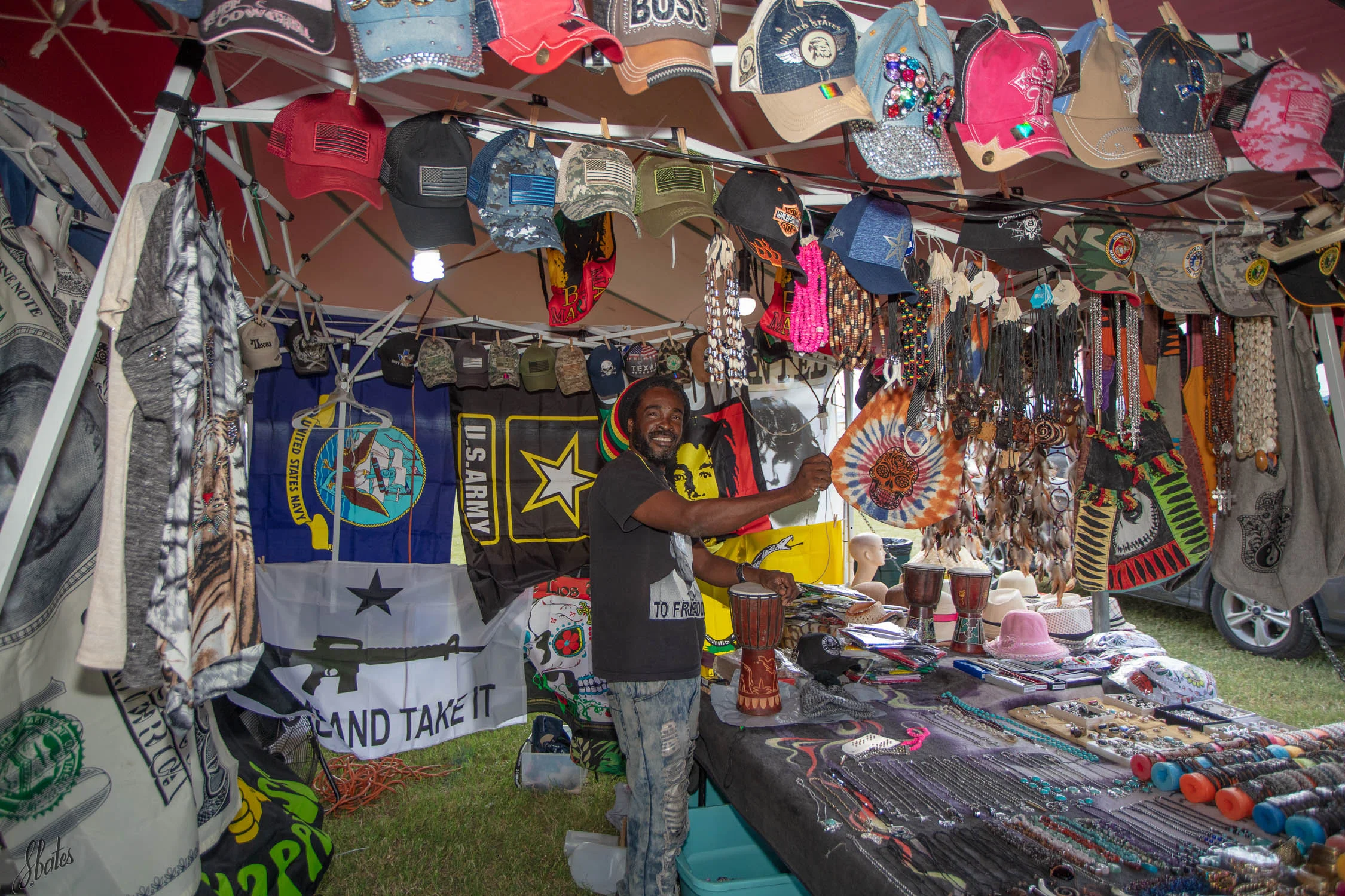 Vendor from Ghana, Africa.