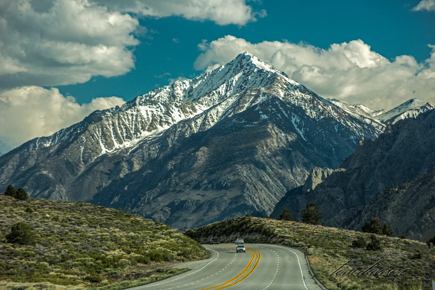 Mt. Tom from Highway 395.