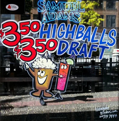 Window Painting for Judge Begbie's Tavern, New Westminster