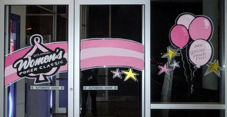 Window Painting for Cascades Casino Resort/Coast Hotels, Langley