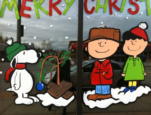 Window Painting for Global Securities, Port Coquitlam