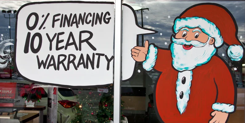 Window Painting for Metrotown Mitsubishi, Burnaby