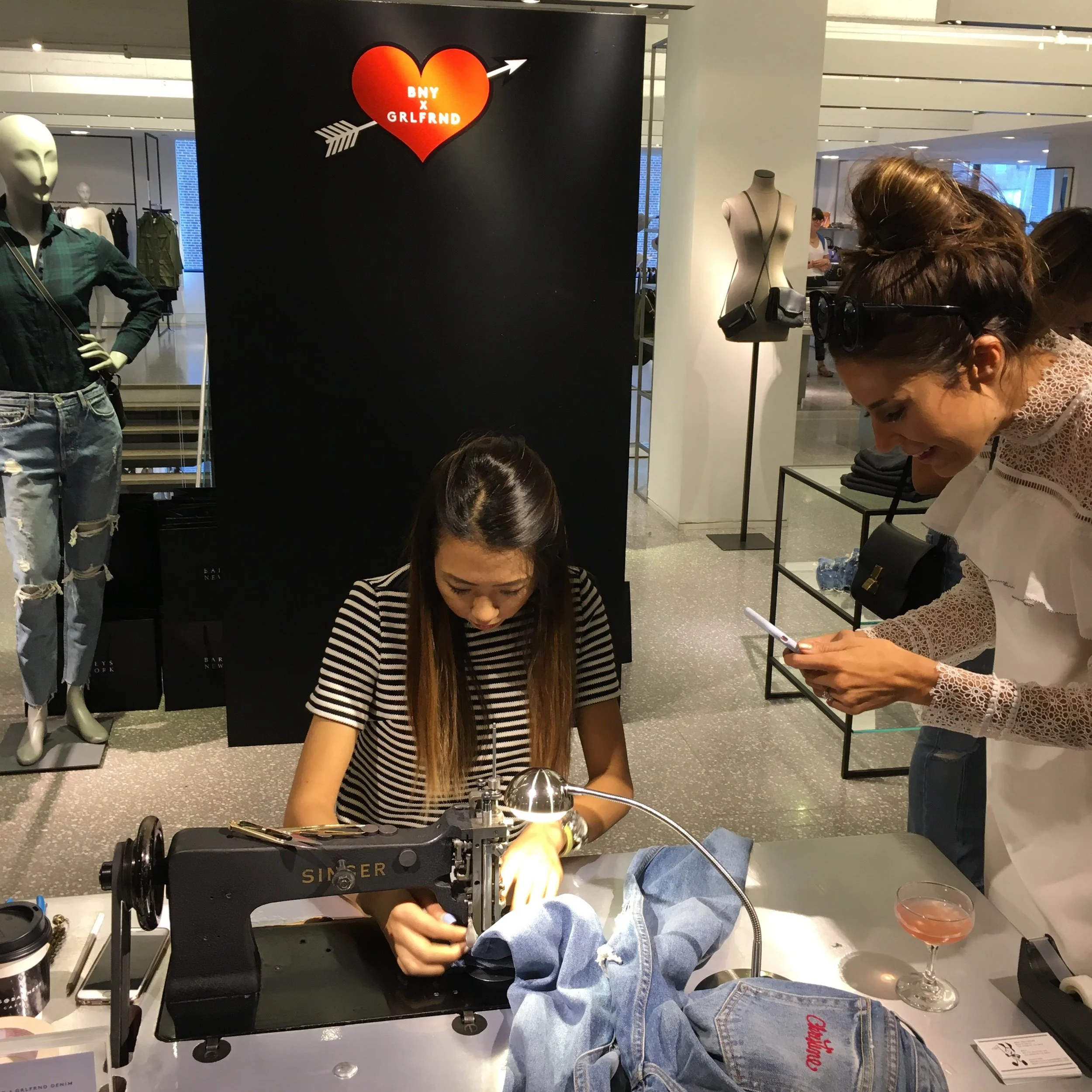 GRLFRND DNM AT BARNEY'S