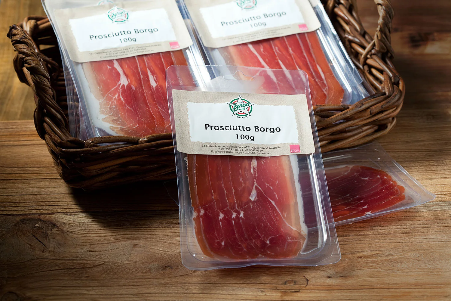 Free Range Prosciutto Borgo (Sliced 100g and 500g)