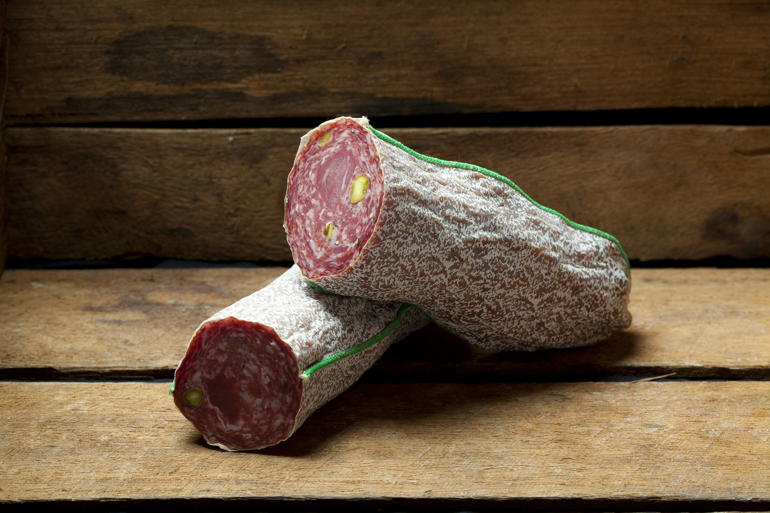 Salame al Prosciutto and Pistachio 1/2 piece (400g) — Salumi