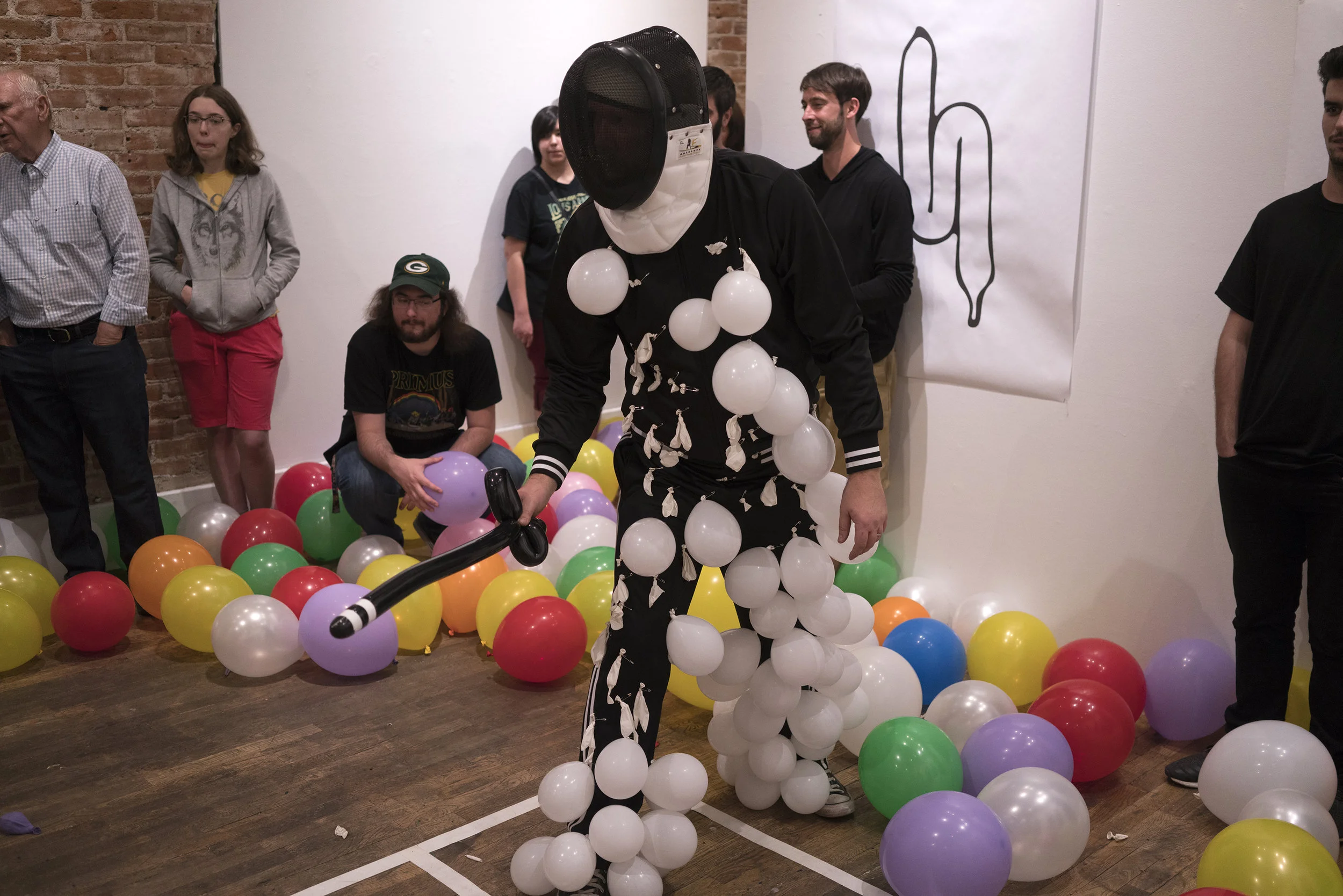 Balloon Fight , performance with Matthew Harris, 2018