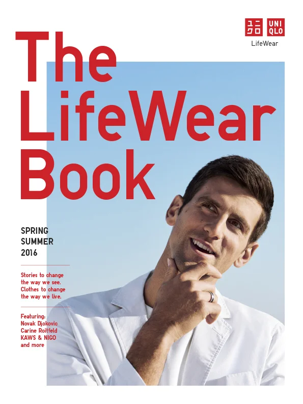 Uniqlo | the lifewear book | novak djokovic
