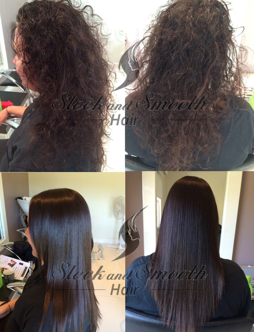 Before & After Photo Gallery — Sleek and Smooth Hair