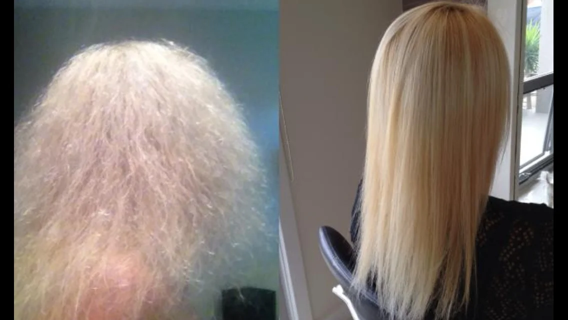 agave smoothing treatment before and after