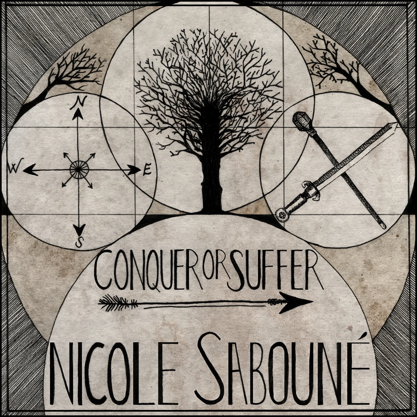 Digital cover for single Conquer or Suffer