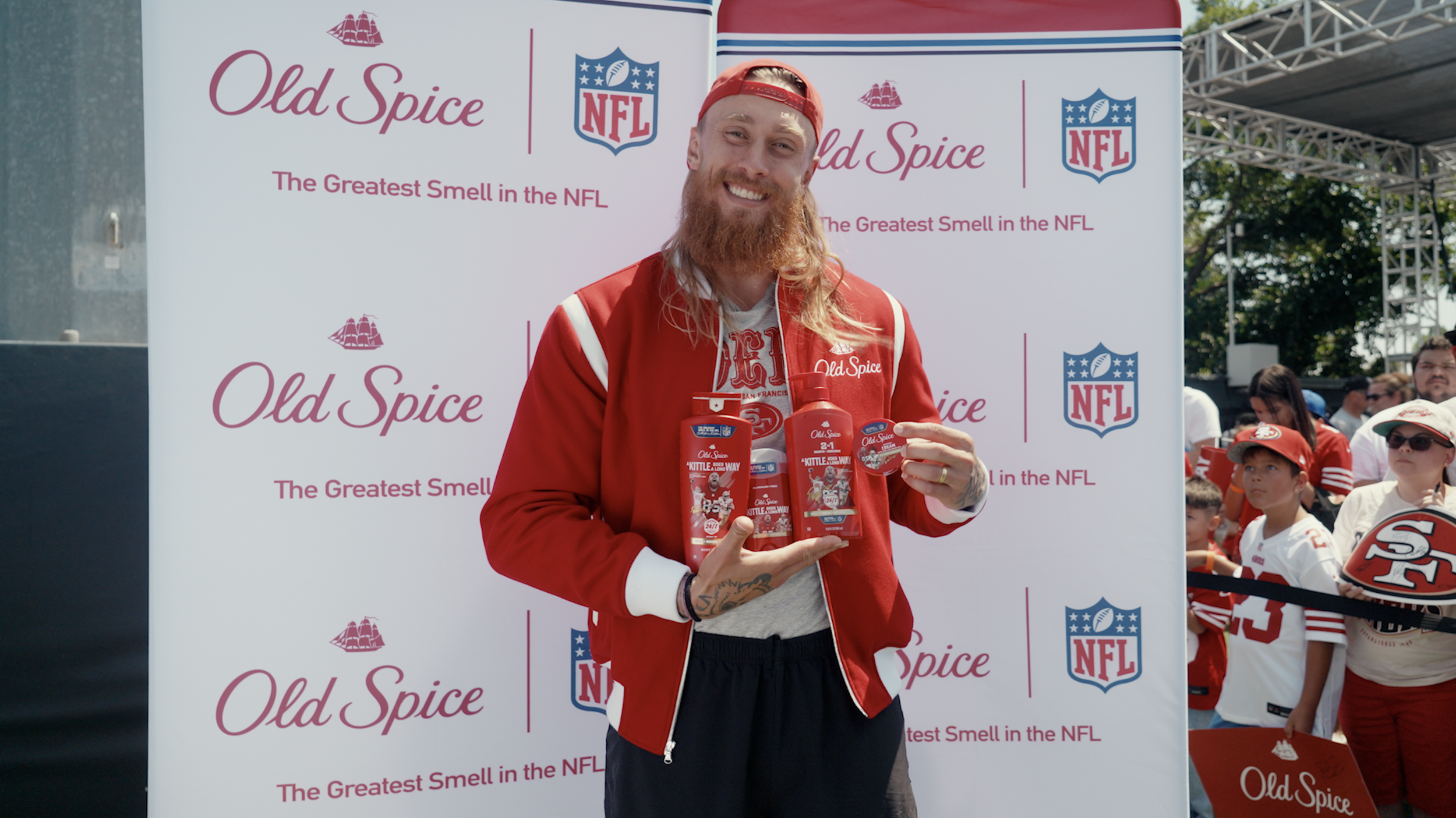 George Kittle Old Spice NFL Collection