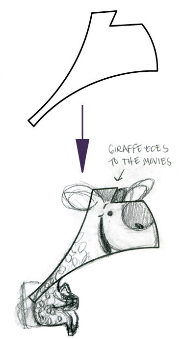GIRAFFE GOES TO THE MOVIES
