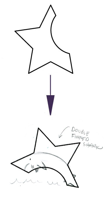  What is a DOUBLE-FINNED SHARK to do?