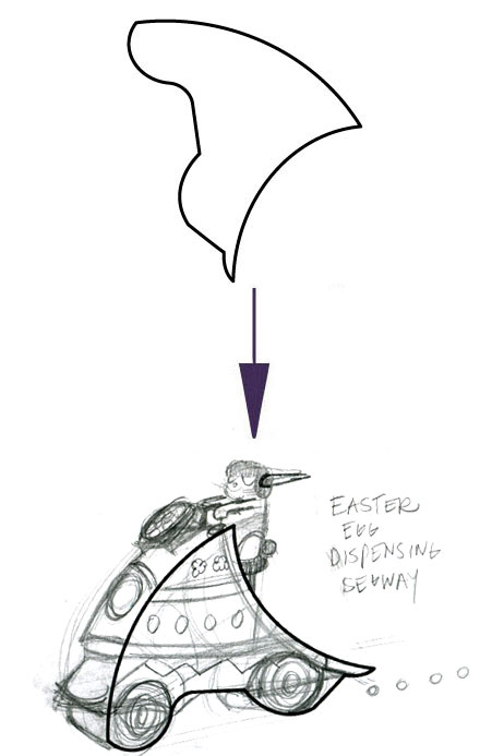 Easter Bunny is getting some help from an Egg dispensing Segway .