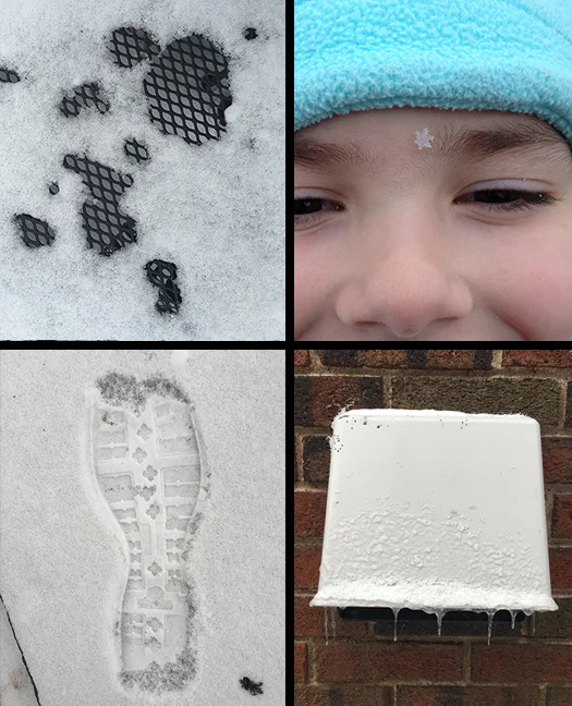  An outdoor metal chair, my sweet daughter, a bootprint, vent
