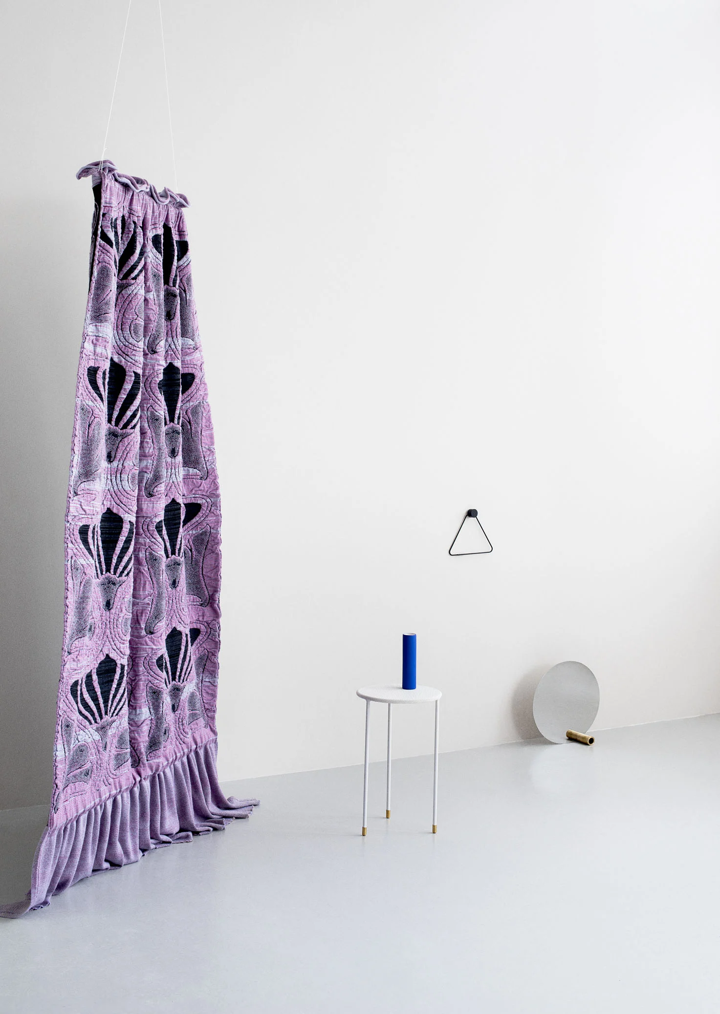 DIGITAL KNITTED TAPESTRY > INHOUSE FABRIC Vintage knitted flexible soundabsorbing fabrics, lingerie tech, wool