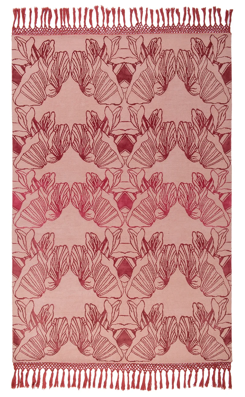 FLOORSTORY x EMDAL > DESIGNER COLLAB Handknotted rug in Nepal, tibetan technique, NZ wool & silk