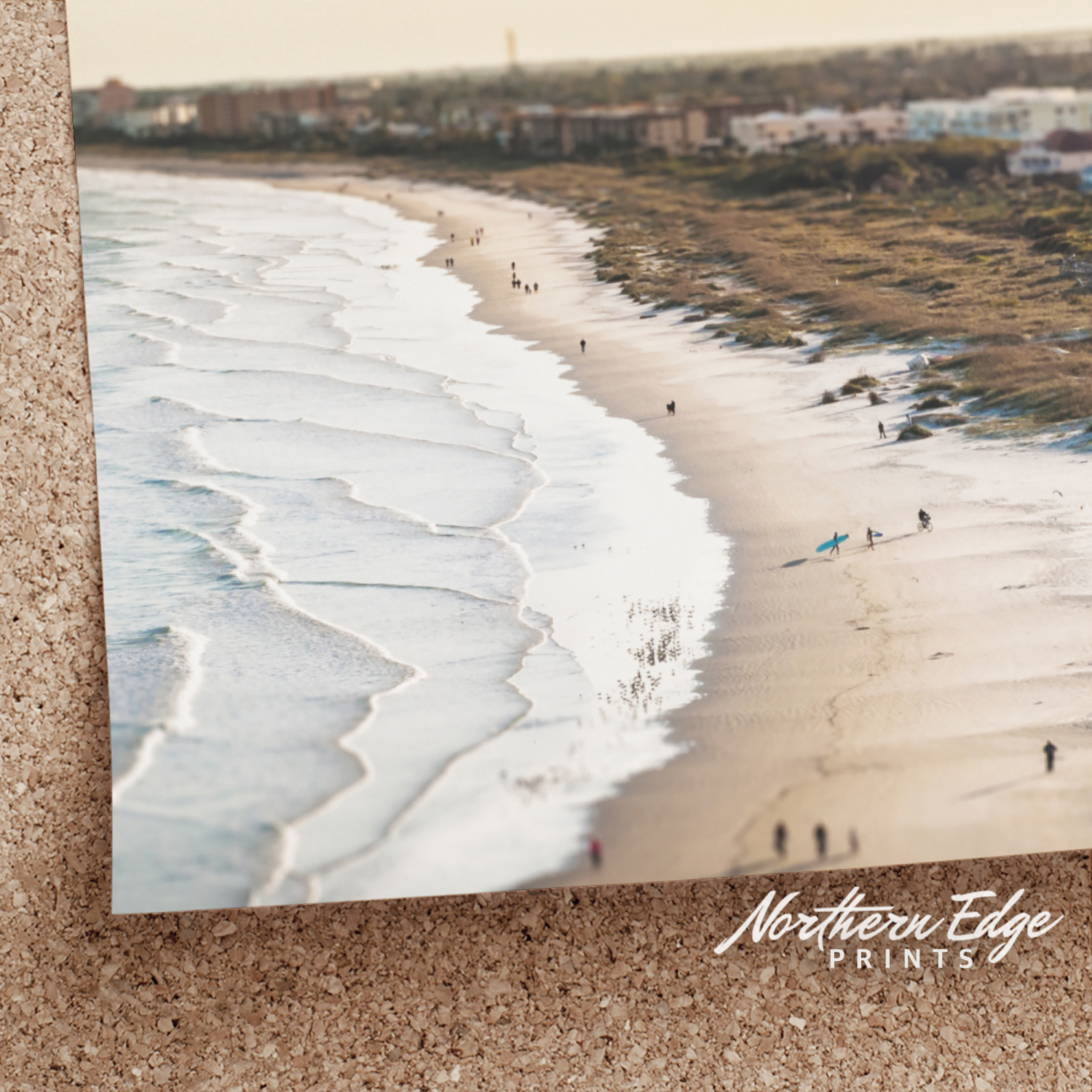 Beach Sea Ocean Sand Wave Print A4 or A3 Wall Art HOME DECOR POSTER 