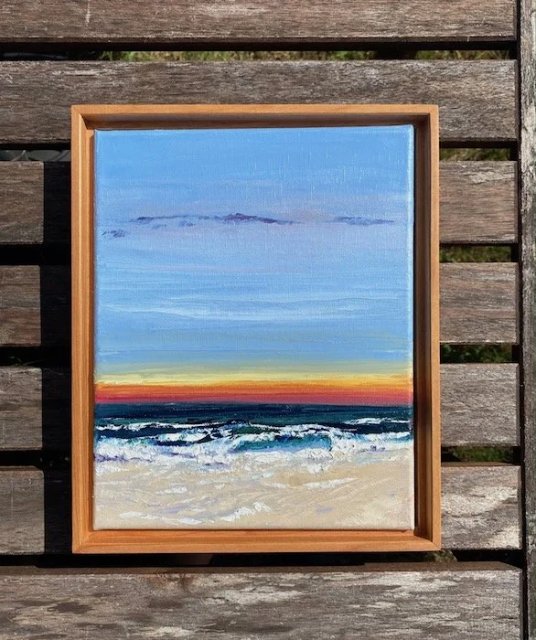 Dusk by the Shore Framed by Jamie Peterson.jpeg