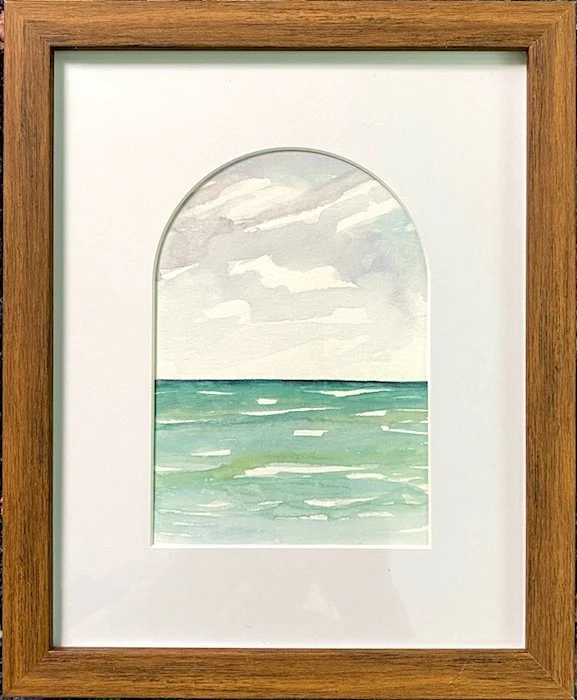 White Caps in an Emerald Sea Framed.jpeg