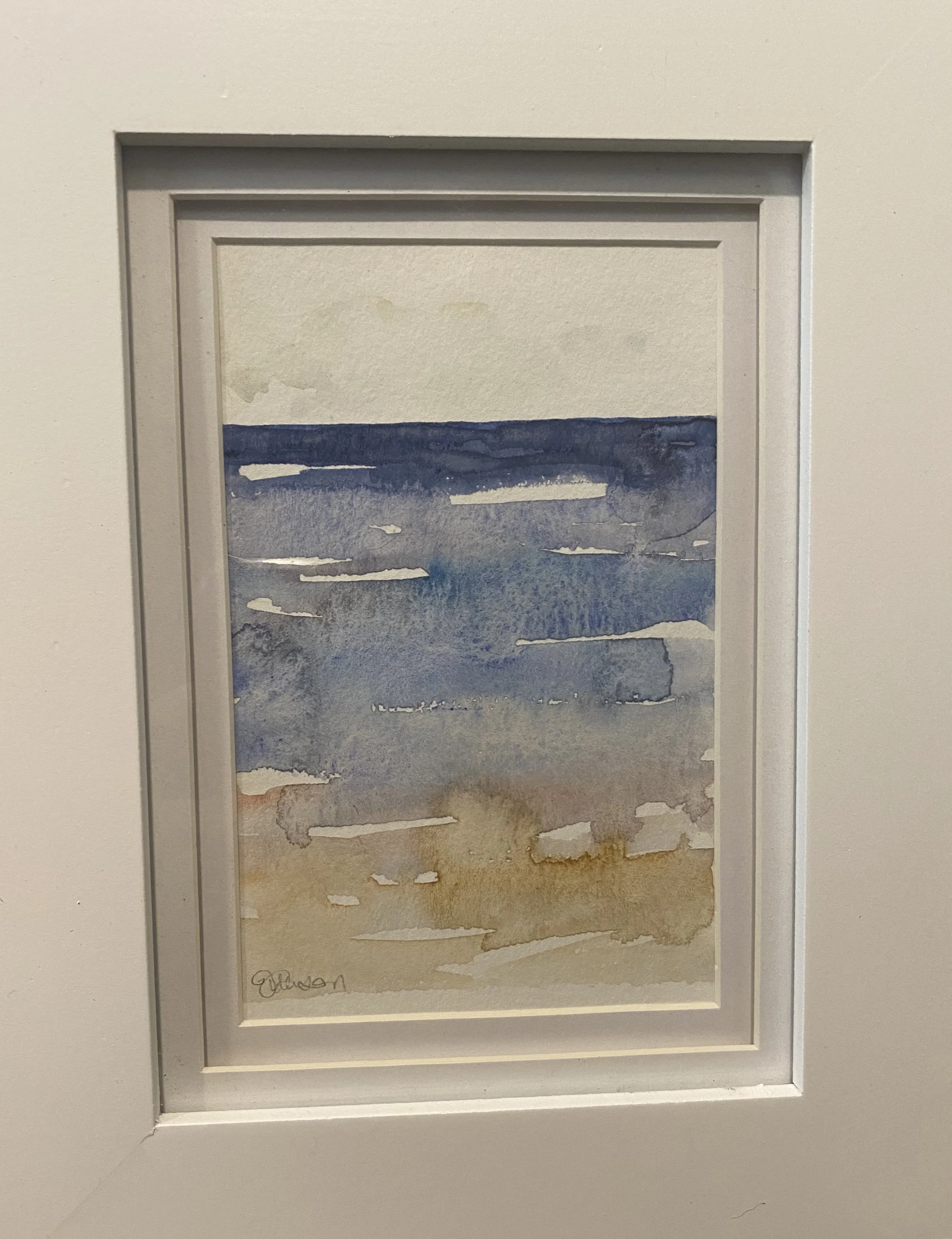 "Gold and Blue Ocean"