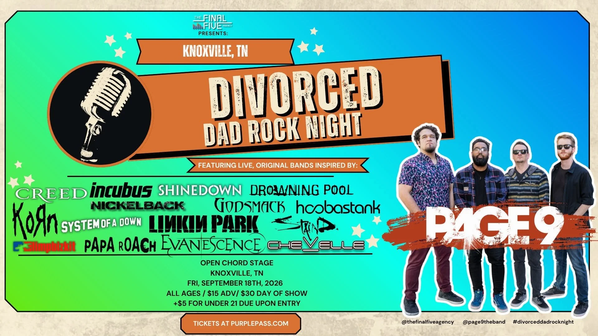 Divorced Dad Rock Night