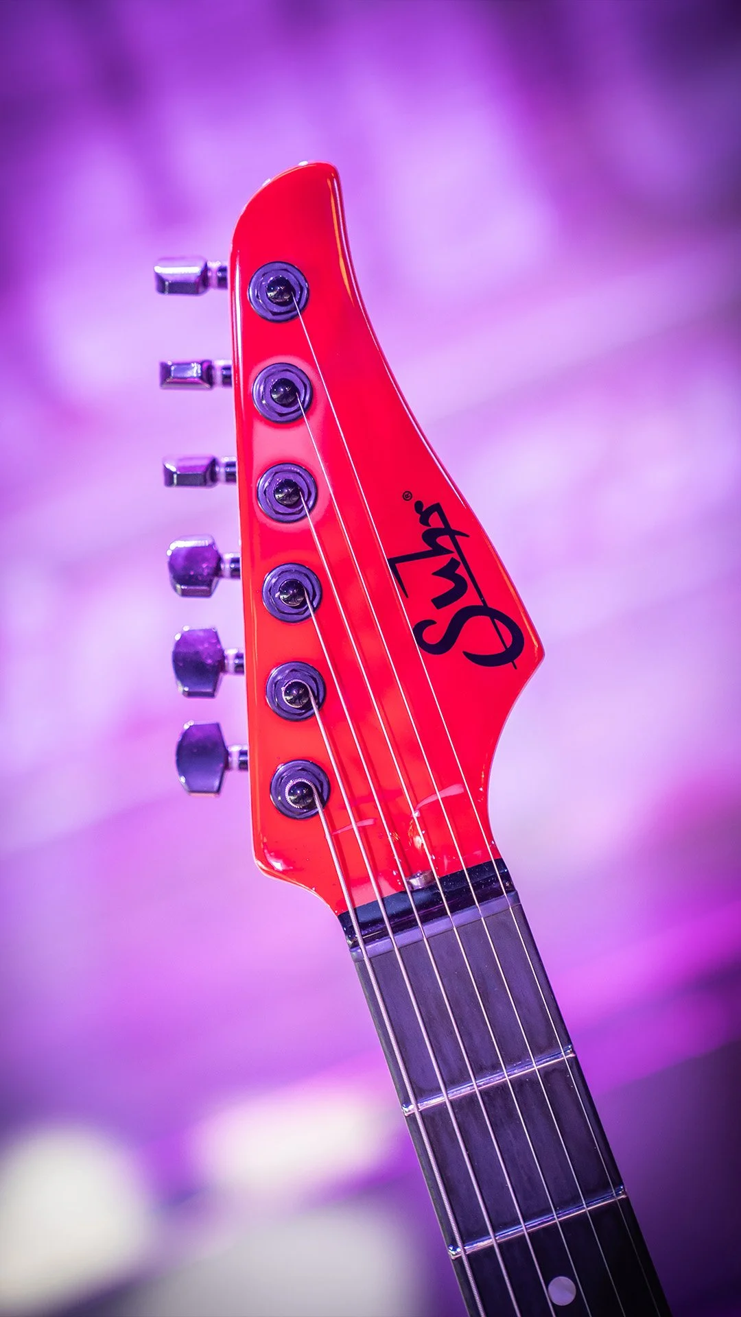 Andy Wood signature laser engraved Suhr headstock